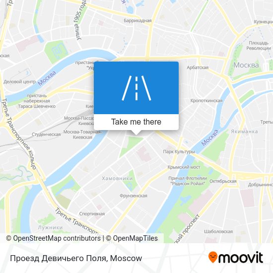 Проезд Девичьего Поля map
