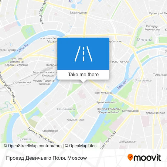 Проезд Девичьего Поля map