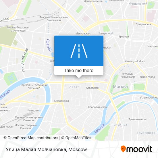 Улица Малая Молчановка map