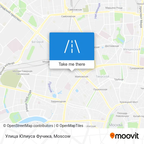 Улица Юлиуса Фучика map