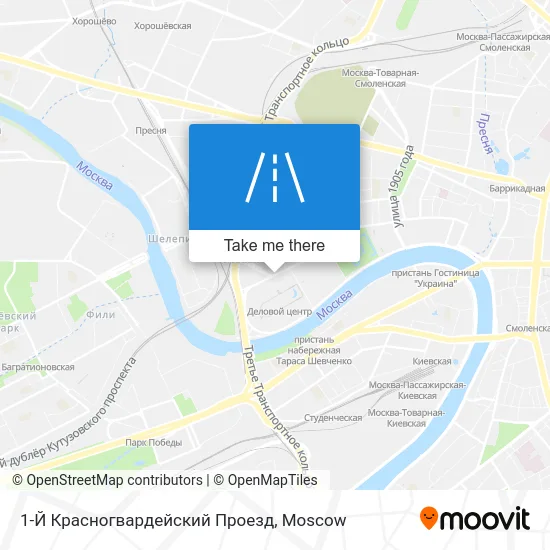 1-Й Красногвардейский Проезд map