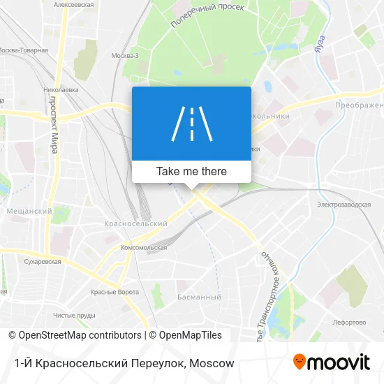 1-Й Красносельский Переулок map
