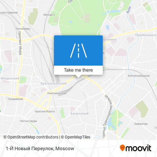 1-Й Новый Переулок map