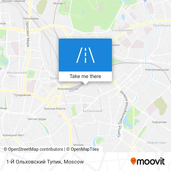 1-Й Ольховский Тупик map