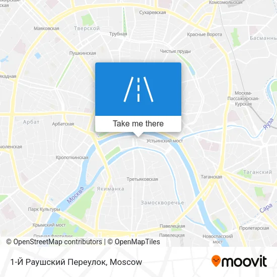 1-Й Раушский Переулок map