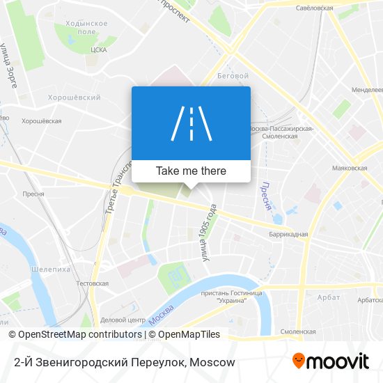 2-Й Звенигородский Переулок map