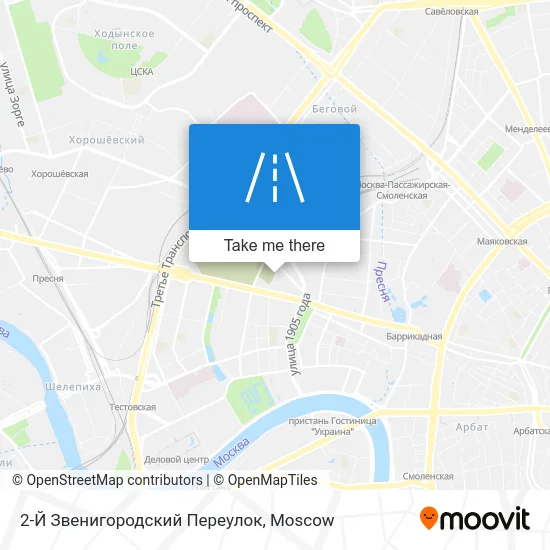 2-Й Звенигородский Переулок map