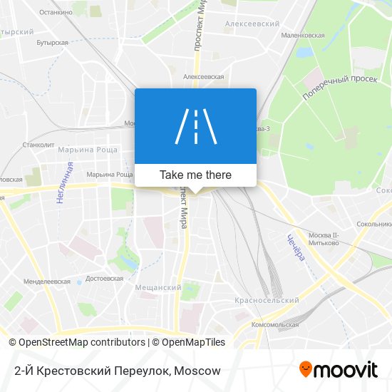 2-Й Крестовский Переулок map