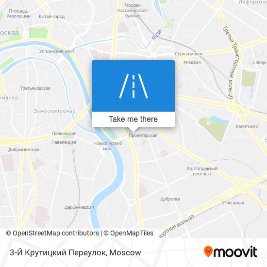 3-Й Крутицкий Переулок map