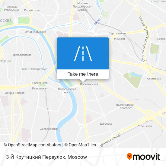 3-Й Крутицкий Переулок map
