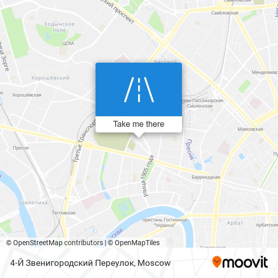 4-Й Звенигородский Переулок map