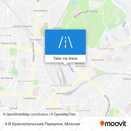 4-Й Красносельский Переулок map
