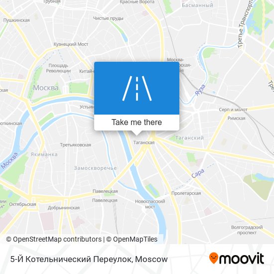 5-Й Котельнический Переулок map