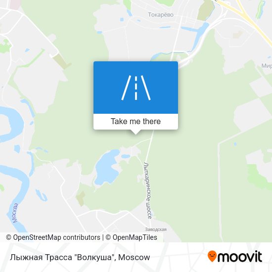 Лыжная Трасса "Волкуша" map