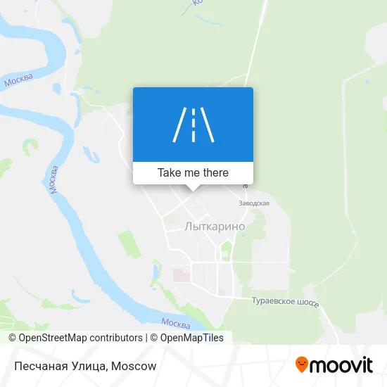 Песчаная Улица map