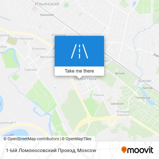 1-Ый Ломоносовский Проезд map
