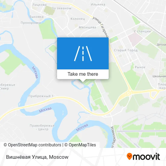 Вишнёвая Улица map