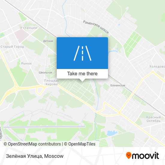 Зелёная Улица map