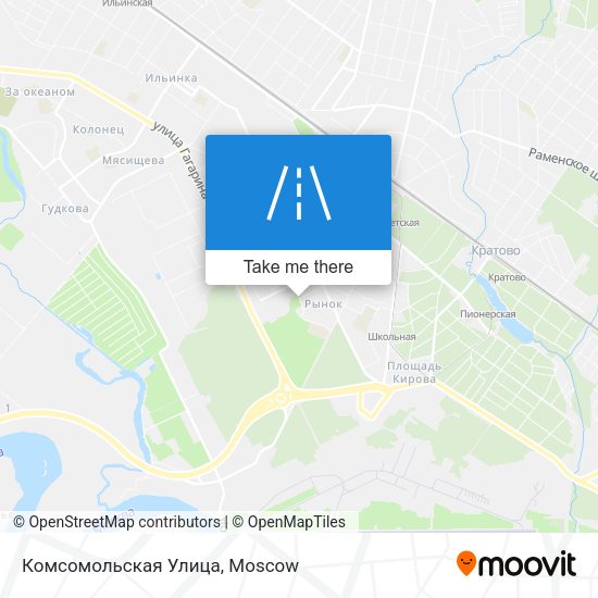 Комсомольская Улица map