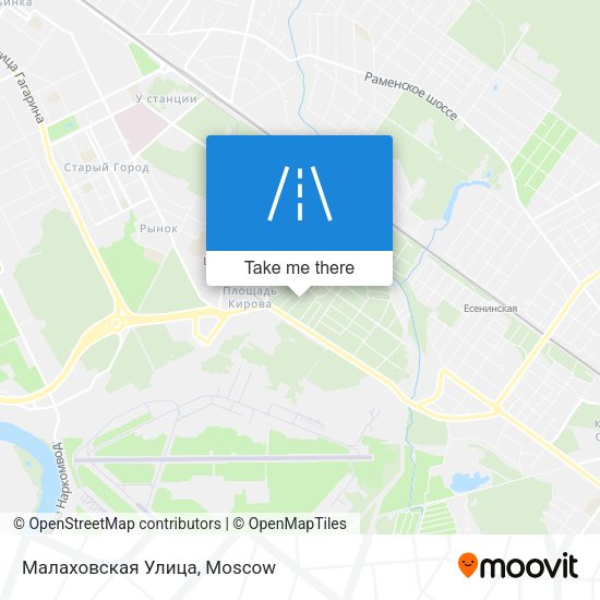 Малаховская Улица map