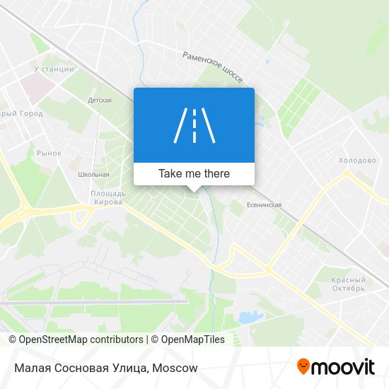 Малая Сосновая Улица map