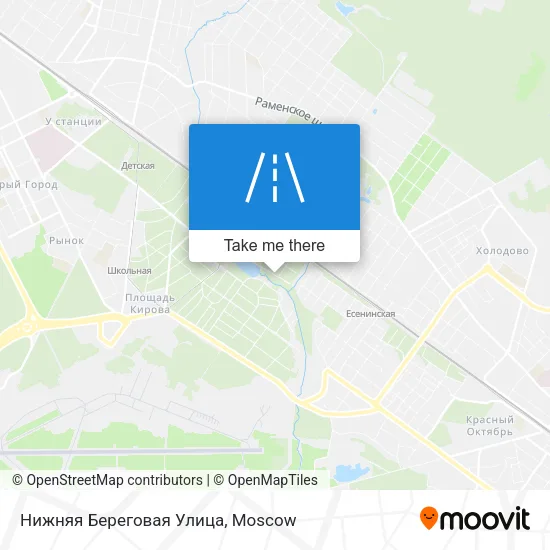 Нижняя Береговая Улица map