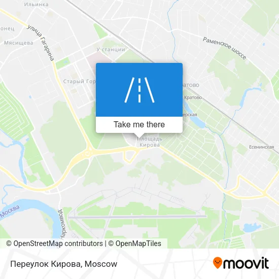 Переулок Кирова map