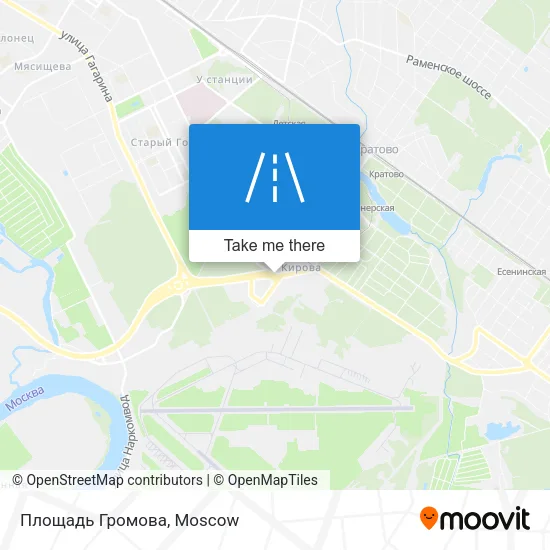 Площадь Громова map