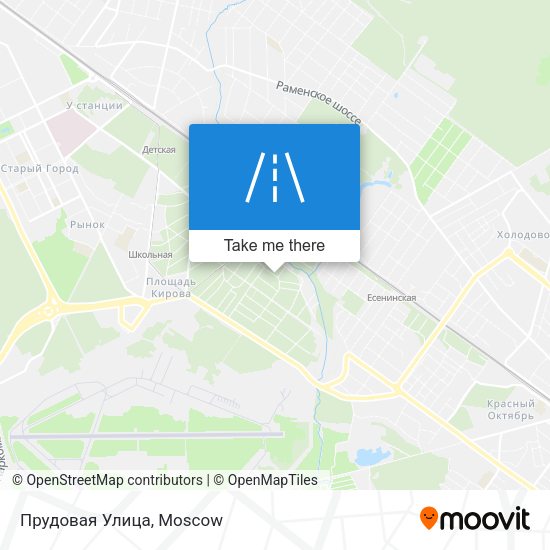 Прудовая Улица map