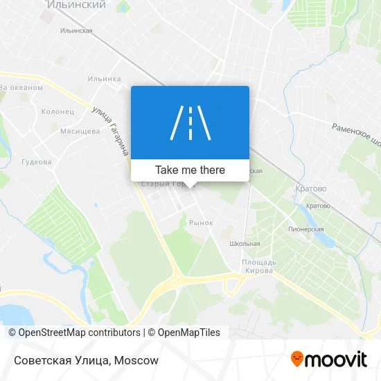 Советская Улица map