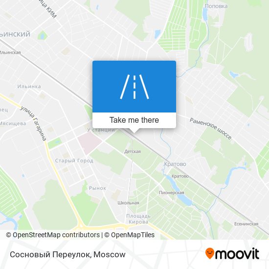 Сосновый Переулок map