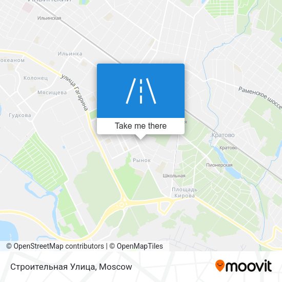 Строительная Улица map