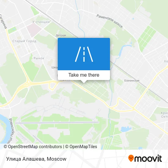 Улица Алашева map