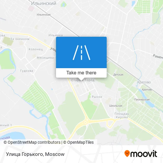 Улица Горького map
