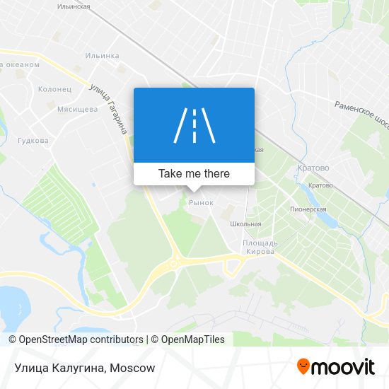 Улица Калугина map