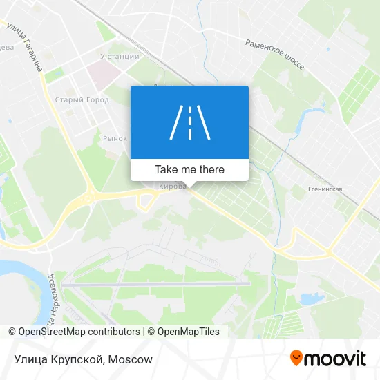 Улица Крупской map