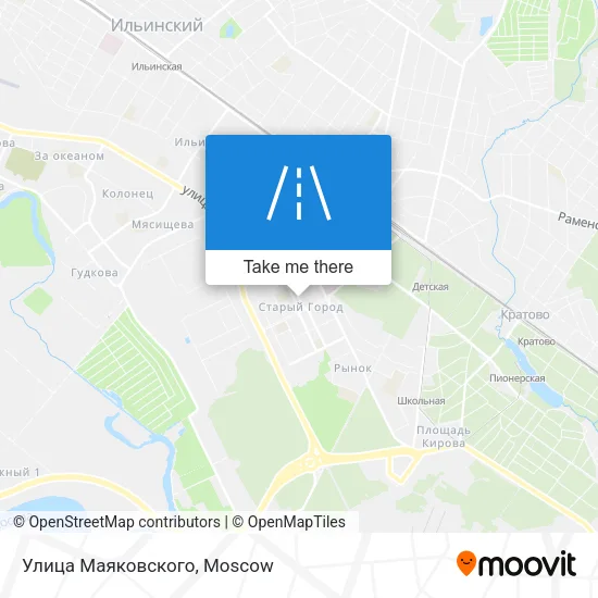 Улица Маяковского map