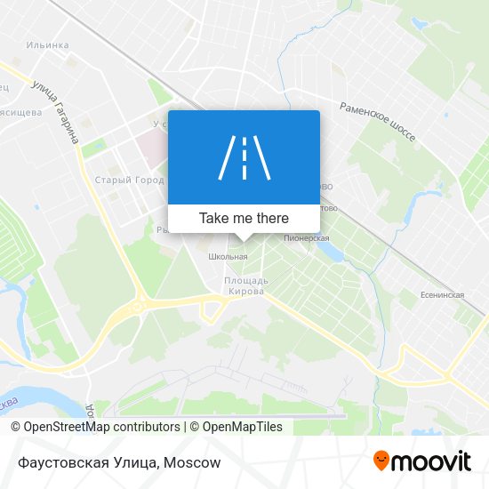 Фаустовская Улица map