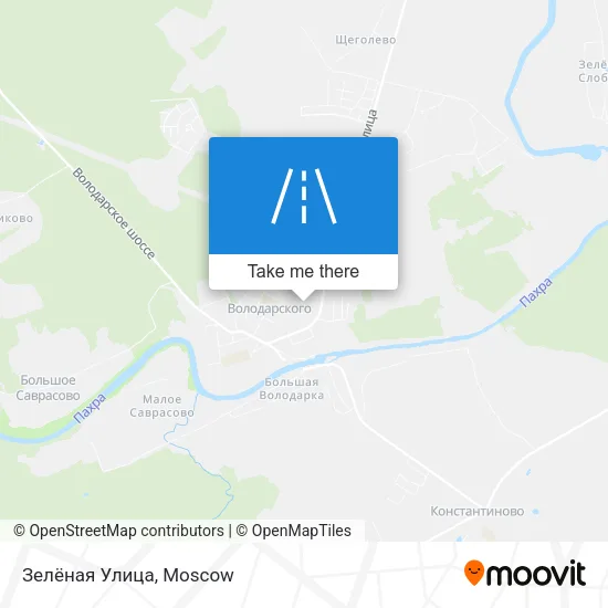 Зелёная Улица map