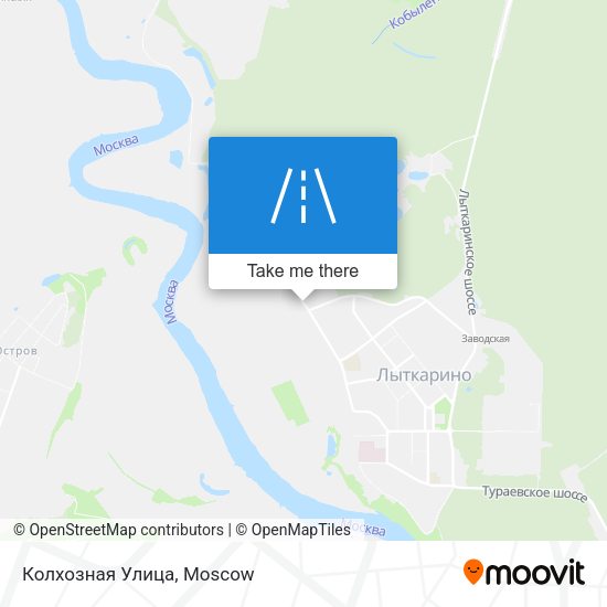 Колхозная Улица map