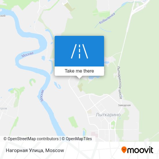 Нагорная Улица map
