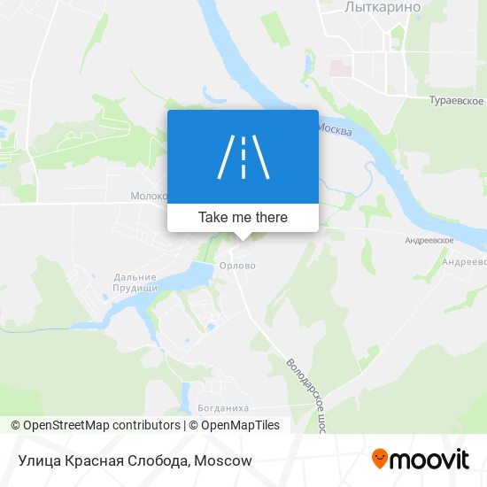 Улица Красная Слобода map