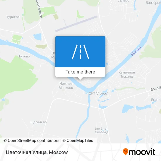 Цветочная Улица map