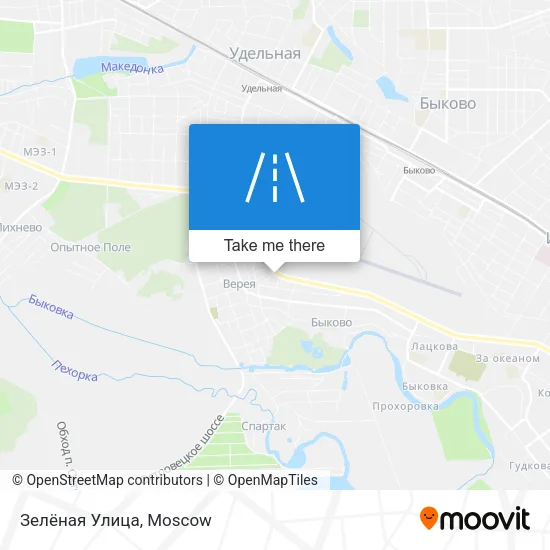 Зелёная Улица map