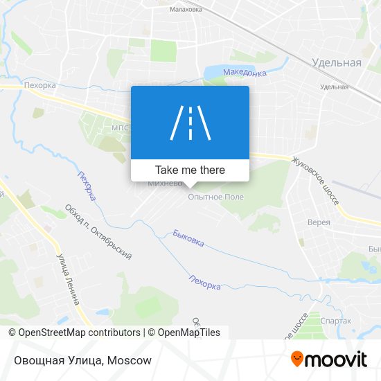 Овощная Улица map