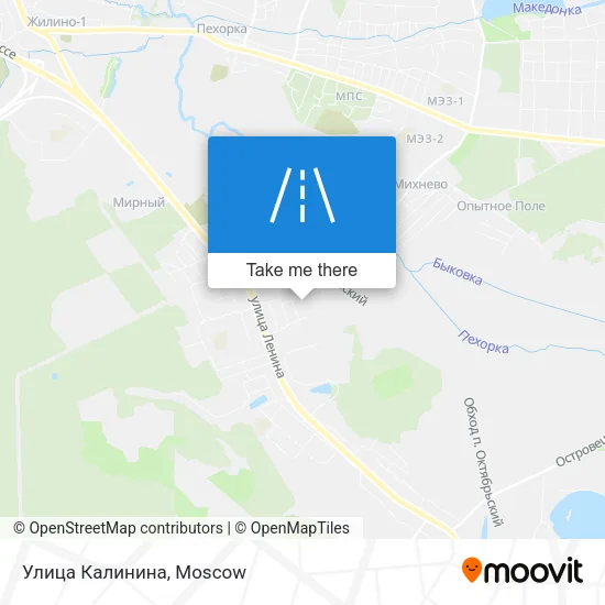 Улица Калинина map