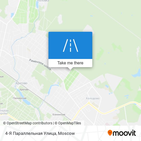 4-Я Параллельная Улица map