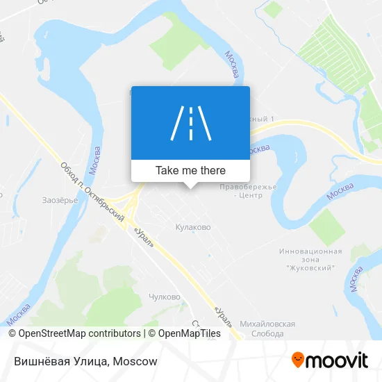 Вишнёвая Улица map