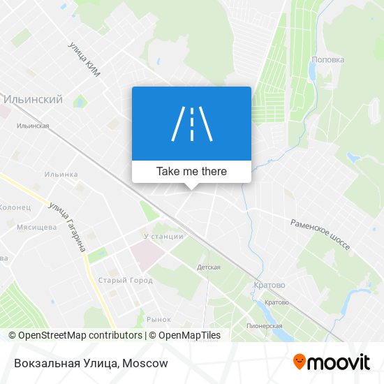 Вокзальная Улица map