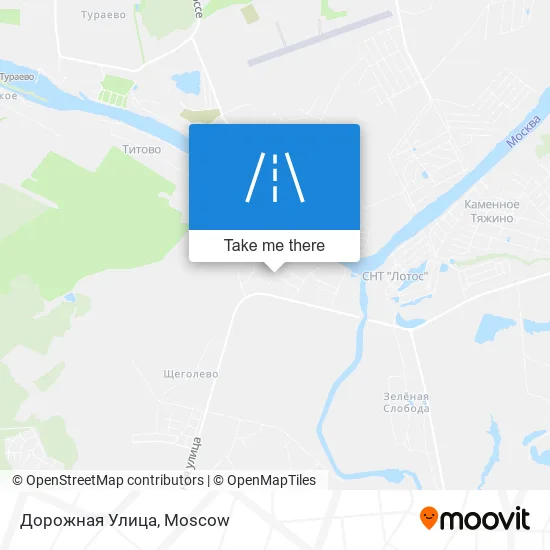 Дорожная Улица map